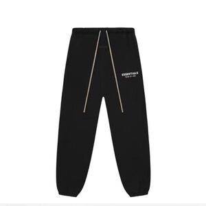 Essentials Black Joggers for Men